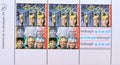 Post stamp printed in Netherlands 1981 children`s stamp series