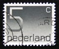 Postage stamp Netherlands, 1976. Numeral 5 Type Crouwel