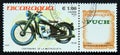 Postage stamp Nicaragua, 1985, Puch motorcycle, 1938