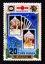 Postage stamp North Korea, 1981. DPRK world fairy tale stamps