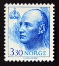 Postage stamp Norway 1992. King Harald V profile portrait