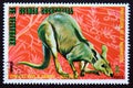 Postage stamp Republic of Equatorial Guinea 1974, Eastern Grey Kangaroo, Macropus giganteus