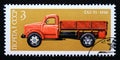 Postage stamp Russia, USSR, 1976, Truck type GAZ-51, 1946