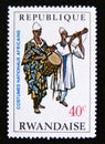 Postage stamp Rwanda, 1968. Upper Volta