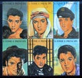 Postage stamp Sao Tome and PriÂ­ncipe 1994. Elvis Presley