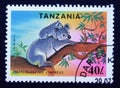 Postage stamp Tanzania, 1994, Koala, Phascolarctos cinereus