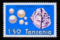 Postage stamp Tanzania, 1985. Pearls natural jewelry