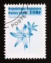 Postage stamp Togo, 1999. Amaryllis belladonna flower