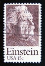 Postage stamp United States of America, USA 1979. Albert Einstein, Theoretical Physicist