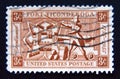 Postage stamp United States of America, USA 1955. Fort Ticonderoga