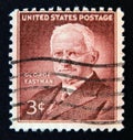 Postage stamp United States of America, USA 1954. George Eastman, Inventor of Photographic Devices