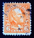 Postage stamp United States of America, USA 1927. James A. Garfield, 20th president usa portrait