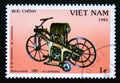 Postage stamp Vietnam, 1985, 1895 Motorcycle Germany