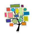 Post stamp tree for your design