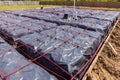 Post-Tensioned Slab Foundation Royalty Free Stock Photo