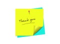 Post it thank you