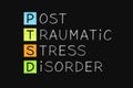 Post Traumatic Stress Disorder PTSD Royalty Free Stock Photo