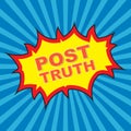 Post Truth Royalty Free Stock Photo