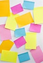 Post it on white board Royalty Free Stock Photo