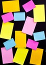 Post it on white board Royalty Free Stock Photo