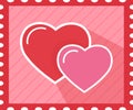 Postage Love Heart Stamp