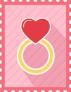 Postage Love Ring Stamp