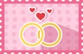 Postage Love Rings Stamp