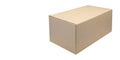 Postage and packing service - Package close. Isolated
