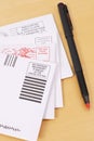 Postage Paid Envelopes Royalty Free Stock Photo