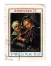 Postage stamp.