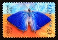 Postage stamp Australia, 1998. Dull Oakblue Arthopala centaurus centaurus butterfly