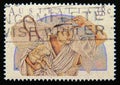 Postage stamp Australia, 1991. Shepherd christmas