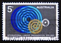 Postage stamp Australia, 1969. 50th Anniversary of International Labour Organization