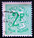 Postage stamp Belgium, 1969, Heraldic Lion