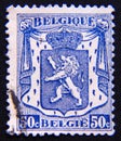 Postage stamp Belgium, 1936, Small coat of arms Royalty Free Stock Photo