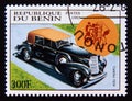 Postage stamp Benin, 1997. Cadillac, 1934 Vintage Car