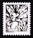 Postage stamp Brazil, 1976. Banana Gatherer