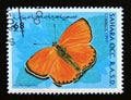 Postage stamp Cinderella, 1997. Scarce Copper Heodes virgaureae butterfly