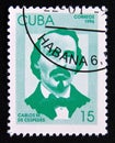 Postage stamp Cuba 1996. Carlos M. Cespedes portrait