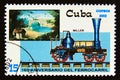 Postage stamp Cuba 2002. Miller Steam Locomotive