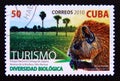 Postage stamp Cuba, 2010. National Park CiÃÂ©naga de Zapata, Dwarf Hutia Mesocapromys nanus