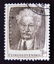 Postage stamp Czechoslovakia, 1953. Leos Janacek composer portrait