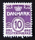 Postage stamp Denmark, 1939. Figure wave type number 10