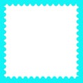 Postage stamp blank background template Royalty Free Stock Photo