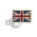 Postage Stamp English flag