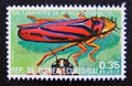 Postage stamp Equatorial Guinea, 1978. Grasshoper Acrididae insect