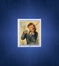 Postage stamp from FRG Berlin 347 Royalty Free Stock Photo