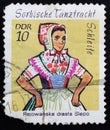 Postage stamp German Democratic Republic Royalty Free Stock Photo