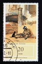 Postage stamp Germany, Democratic Republic, DDR 1982. The gate guard painting