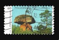 Postage Stamp : Germany 2014 ,The Teufelstisch in PfÃÂ¤lzerwald i Royalty Free Stock Photo